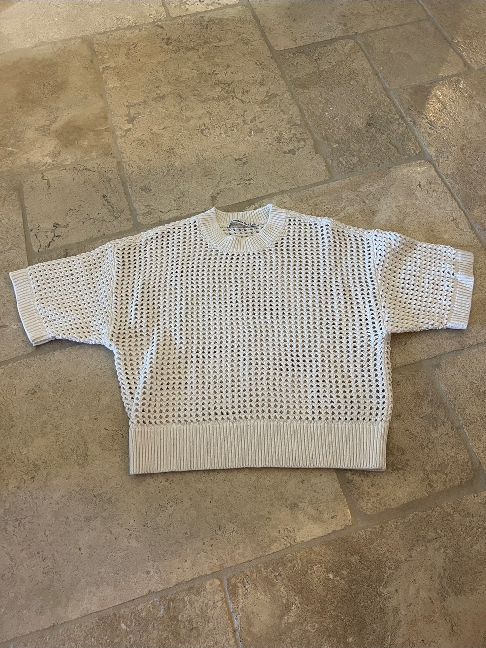 NWOT Abercrombie swim cover up knit top/shirt
